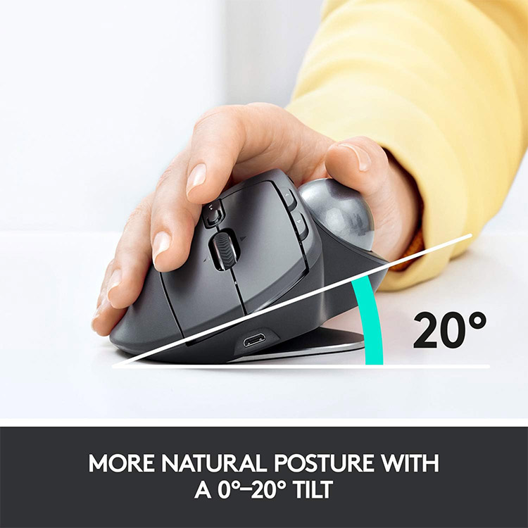 خرید موس Logitech MX Ergo - بی‌سیم